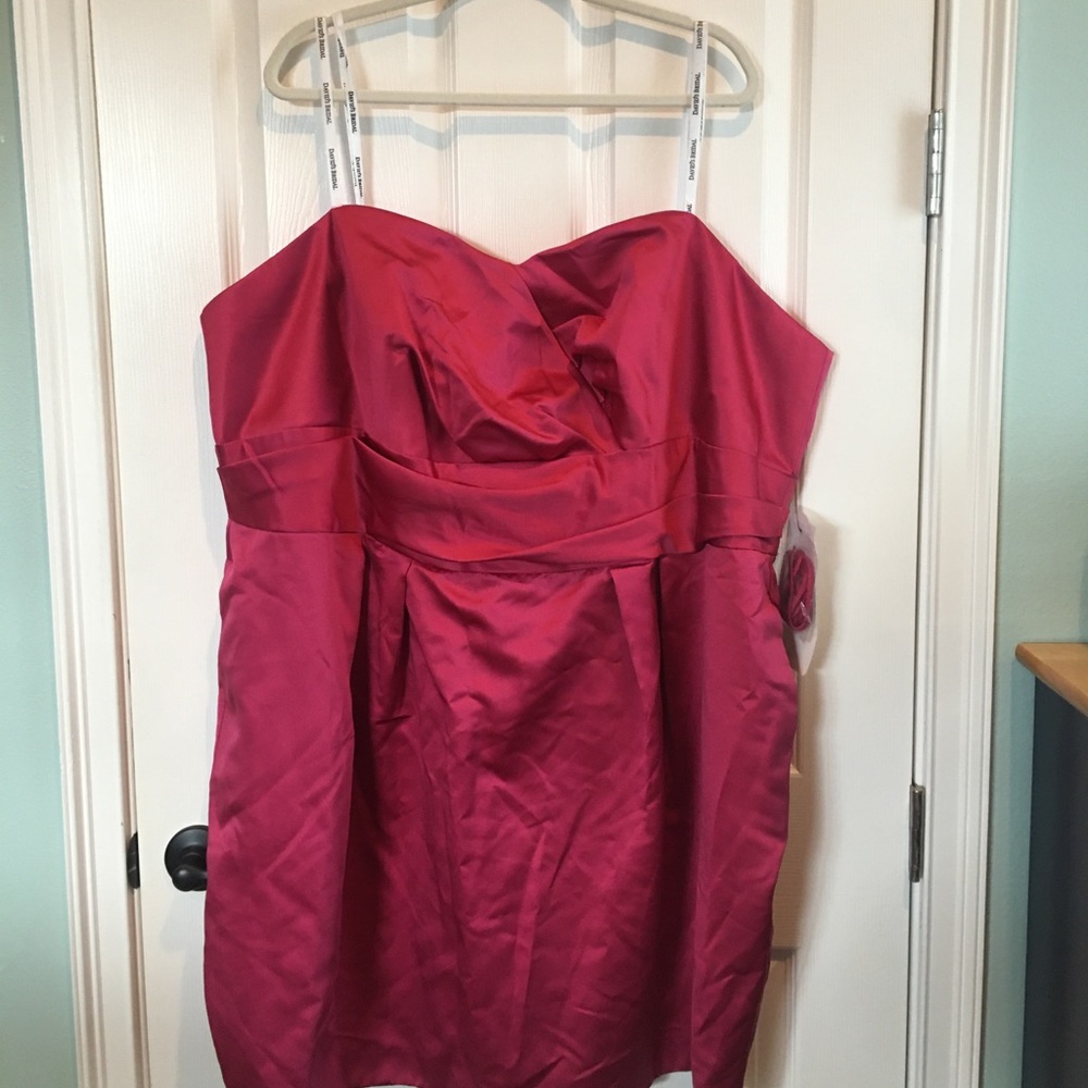 David’s Bridal Strapless bridesmaids/party dress